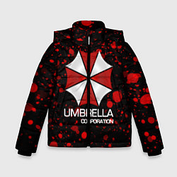 Куртка зимняя для мальчика UMBRELLA CORP, цвет: 3D-черный