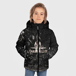 Куртка зимняя для мальчика DARK SOULS, цвет: 3D-черный — фото 2