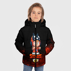 Куртка зимняя для мальчика Brawl Stars Bea, цвет: 3D-красный — фото 2