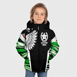 Куртка зимняя для мальчика Внутренние войска, цвет: 3D-черный — фото 2