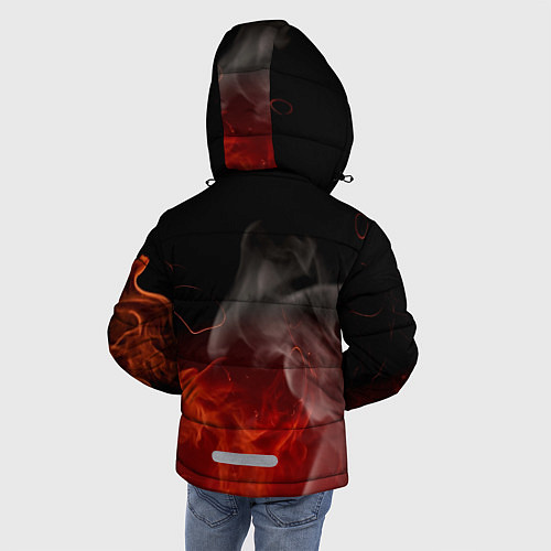 Зимняя куртка для мальчика LIMP BIZKIT / 3D-Красный – фото 4