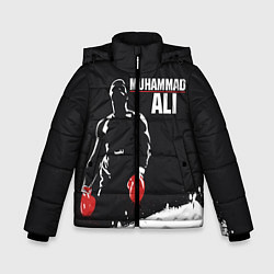 Куртка зимняя для мальчика Muhammad Ali, цвет: 3D-светло-серый