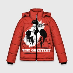 Куртка зимняя для мальчика The Greatest, цвет: 3D-светло-серый