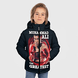 Куртка зимняя для мальчика Muhammad Ali, цвет: 3D-красный — фото 2