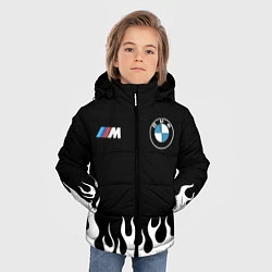 Куртка зимняя для мальчика BMW БМВ, цвет: 3D-черный — фото 2