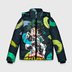 Куртка зимняя для мальчика Изуку Мидория, цвет: 3D-светло-серый