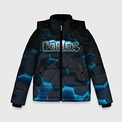 Куртка зимняя для мальчика Roblox Neon Hex, цвет: 3D-черный