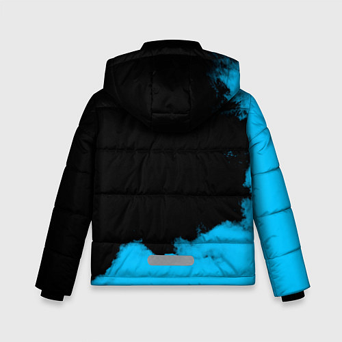 Зимняя куртка для мальчика Войска связи / 3D-Черный – фото 2