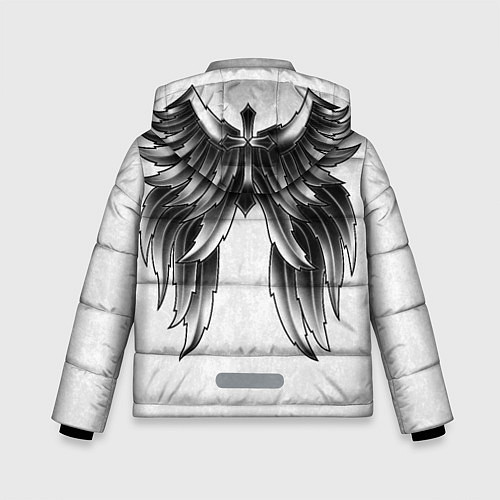 Зимняя куртка для мальчика Tony Ferguson крылья на спине / 3D-Черный – фото 2
