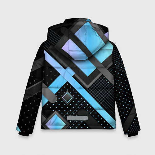 Зимняя куртка для мальчика Modern Geometry / 3D-Черный – фото 2