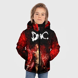 Куртка зимняя для мальчика Devil may cry, цвет: 3D-светло-серый — фото 2