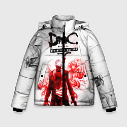 Куртка зимняя для мальчика Devil may cry, цвет: 3D-черный