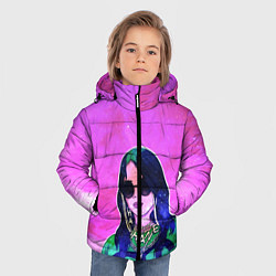 Куртка зимняя для мальчика БИЛЛИ АЙЛИШ, цвет: 3D-черный — фото 2