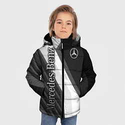Куртка зимняя для мальчика Mercedes-Benz, цвет: 3D-светло-серый — фото 2