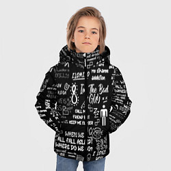 Куртка зимняя для мальчика BILLIE EILISH BLACK, цвет: 3D-светло-серый — фото 2