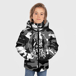 Куртка зимняя для мальчика ВВ МВД, цвет: 3D-черный — фото 2