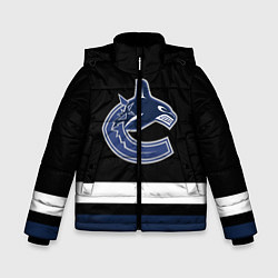 Куртка зимняя для мальчика Vancouver Canucks, цвет: 3D-черный