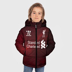 Куртка зимняя для мальчика Liverpool, цвет: 3D-черный — фото 2