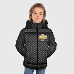 Куртка зимняя для мальчика CHEVROLET, цвет: 3D-черный — фото 2