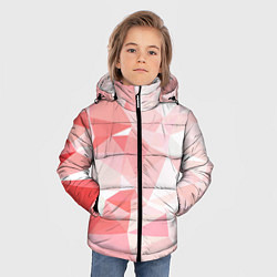 Куртка зимняя для мальчика Pink abstraction, цвет: 3D-черный — фото 2