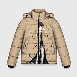 Куртка зимняя для мальчика Osamu Dazai, цвет: 3D-красный