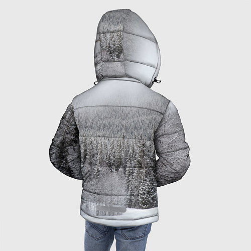 Зимняя куртка для мальчика Зимняя природа / 3D-Красный – фото 4
