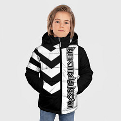 Куртка зимняя для мальчика Iron Maiden, цвет: 3D-черный — фото 2