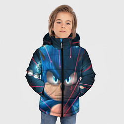 Куртка зимняя для мальчика SONIC, цвет: 3D-светло-серый — фото 2
