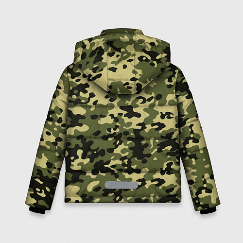 Зимняя куртка для мальчика Пограничные Войска / 3D-Черный – фото 2