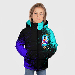 Куртка зимняя для мальчика Brawl stars MRP, цвет: 3D-черный — фото 2