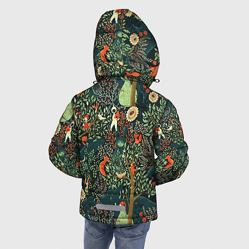 Зимняя куртка для мальчика Abstraction Pattern / 3D-Красный – фото 4
