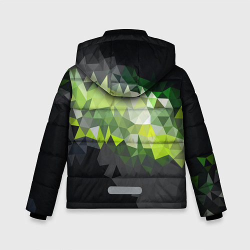 Зимняя куртка для мальчика Абстракция / 3D-Черный – фото 2