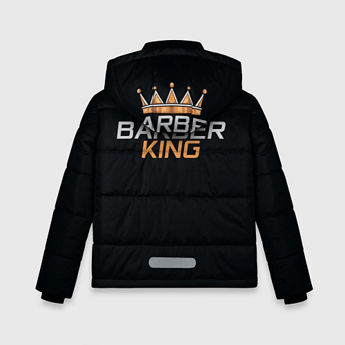 Зимняя куртка для мальчика Barber King Барбер Король / 3D-Красный – фото 2