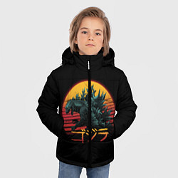 Куртка зимняя для мальчика GODZILLA, цвет: 3D-красный — фото 2