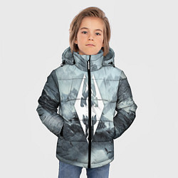 Куртка зимняя для мальчика THE ELDER SCROLLS, цвет: 3D-черный — фото 2