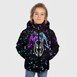 Куртка зимняя для мальчика ПОШЛАЯ МОЛЛИ, цвет: 3D-черный — фото 2