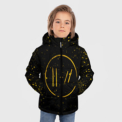 Куртка зимняя для мальчика TWENTY ONE PILOTS, цвет: 3D-черный — фото 2