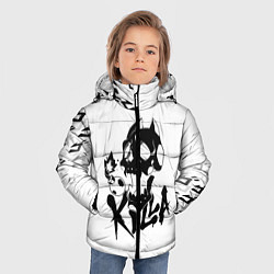 Куртка зимняя для мальчика KILLER QUEEN, цвет: 3D-черный — фото 2