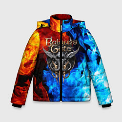Куртка зимняя для мальчика BALDURS GATE, цвет: 3D-черный