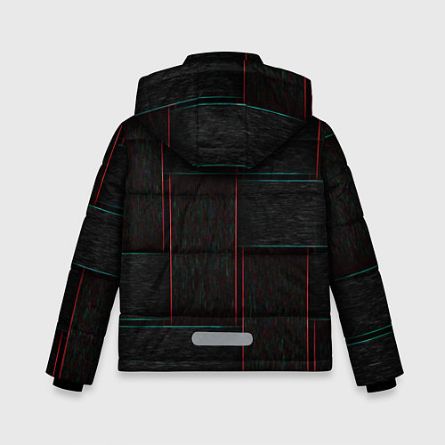 Зимняя куртка для мальчика Bungou Stray Dogs / 3D-Черный – фото 2