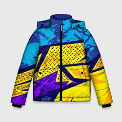 Куртка зимняя для мальчика Bona Fide Одежда для фитнеса, цвет: 3D-светло-серый