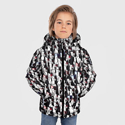 Куртка зимняя для мальчика Черно-белые медведи, цвет: 3D-черный — фото 2