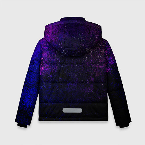 Зимняя куртка для мальчика Deftones Neon logo / 3D-Черный – фото 2