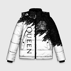 Куртка зимняя для мальчика QUEEN, цвет: 3D-черный