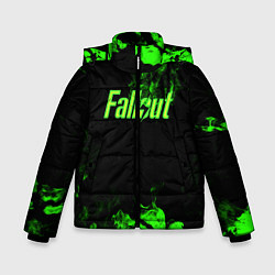 Куртка зимняя для мальчика FALLOUT, цвет: 3D-черный