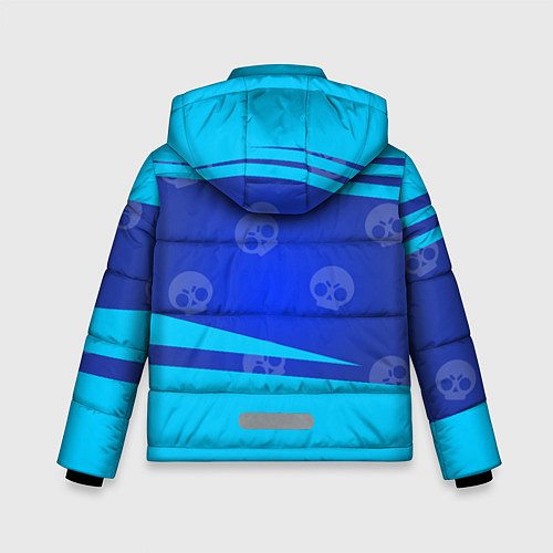 Зимняя куртка для мальчика Brawl stars Leon / 3D-Черный – фото 2