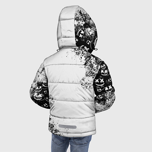 Зимняя куртка для мальчика Marshmello / 3D-Красный – фото 4