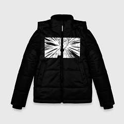 Куртка зимняя для мальчика Demon Slayer, Zenitsu, цвет: 3D-черный