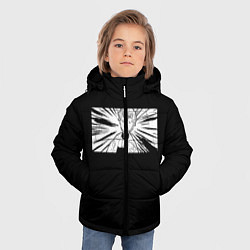 Куртка зимняя для мальчика Demon Slayer, Zenitsu, цвет: 3D-черный — фото 2