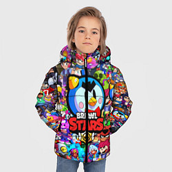 Куртка зимняя для мальчика BRAWL STARS: MRP, цвет: 3D-черный — фото 2